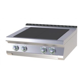   RM GASTRO SPL 708 E Tűzhely elektromos asztali, négy négyzet alakú főzőlappal, 800mm