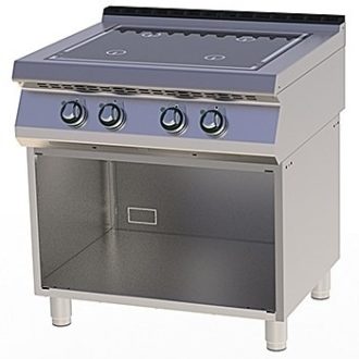  RM GASTRO SPI 780  ES Indukciós tűzhely nyitott alsó szekrénnyel, 4x5kW, 800mm