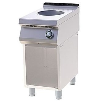   RM GASTRO SPI 740  E WOK Indukciós wok tűzhely nyitott alsó tárolóval, 3,5kW, 400mm