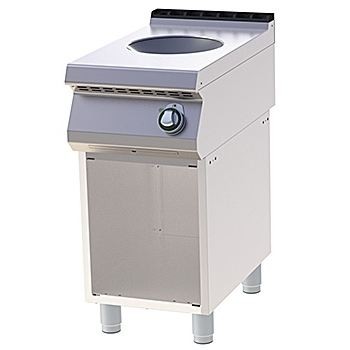 RM GASTRO SPI 740  E WOK Indukciós wok tűzhely nyitott alsó tárolóval, 3,5kW, 400mm
