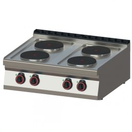   RM GASTRO REDFOX SP 70/08 E Tűzhely elektromos asztali, négy főzőlapos, 800mm