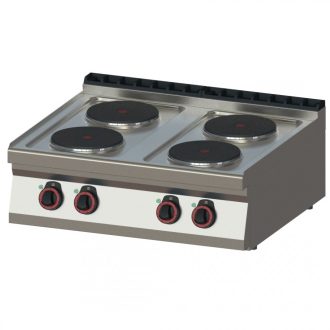   RM GASTRO REDFOX SP 70/08 E Tűzhely elektromos asztali, négy főzőlapos, 800mm