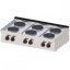 RM GASTRO REDFOX SP 70/012 E Tűzhely elektromos asztali, hat főzőlapos, 1200mm