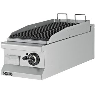   Asztali lávaköves grill, gázüzemű, 400mm – EMPERO EMP.7LG010