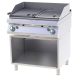 RM GASTRO GL 780 G Gázüzemű lávaköves grill 15kW, alsó tárolóval, 800mm