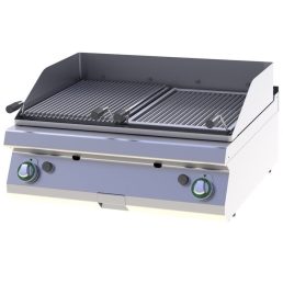   RM GASTRO GL 708 G Gázüzemű asztali lávaköves grill 15kW, 800mm