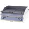 RM GASTRO GL 708 G Gázüzemű asztali lávaköves grill 15kW, 800mm