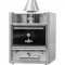Faszenes grill sütőkemence, 95 adagos, 530x390mm-es grillrácsokkal, asztali kivitel – ROASTER R56