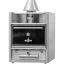 Faszenes grill sütőkemence, 95 adagos, 530x390mm-es grillrácsokkal, asztali kivitel – ROASTER R56