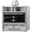 Faszenes grill sütőkemence, 110 adagos, 735x590mm-es grillrácsokkal, asztali kivitel – ROASTER R76