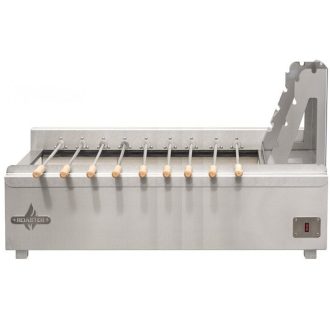   Faszenes churrasco (nyársonsült) grill 9 db nyárshoz, asztali kivitel – ROASTER K9S