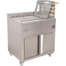 Faszenes churrasco (nyársonsült) grill 6 db nyárshoz, alsó tárolószekrénnyel – ROASTER K6SF