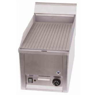   RM GASTRO REDFOX FTR 30 EL Szeletsütő lap bordázott felülettel, elektromos ,asztali 330 mm