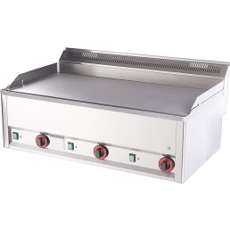   RM GASTRO REDFOX FTH 90 EL Szeletsütő lap nagyméretű sima sütőfelülettel, elektromos, asztali, 990mm