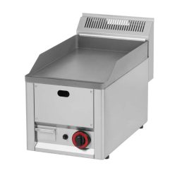   RM GASTRO REDFOX FTH 30 GL Szeletsütő lap sima sütőfelülettel, gázüzemű, asztali, 330mm