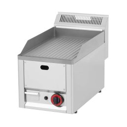   RM GASTRO REDFOX FTR 30 GL Szeletsütő lap bordázott sütőfelülettel, gázüzemű, asztali, 330mm