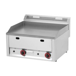   RM GASTRO REDFOX FTH 60 GL Szeletsütő lap sima sütőfelülettel, gázüzemű, asztali, 660mm