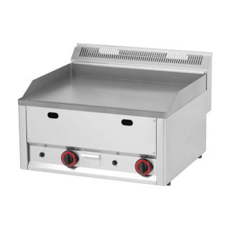   RM GASTRO REDFOX FTH 60 GL Szeletsütő lap sima sütőfelülettel, gázüzemű, asztali, 660mm