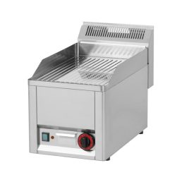   RM GASTRO REDFOX FTRC 30 EL Szeletsütő lap bordázott króm felülettel, elektromos asztali 330mm