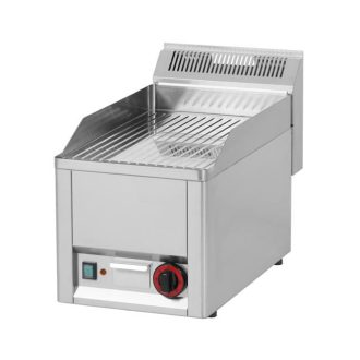   RM GASTRO REDFOX FTRC 30 EL Szeletsütő lap bordázott króm felülettel, elektromos asztali 330mm
