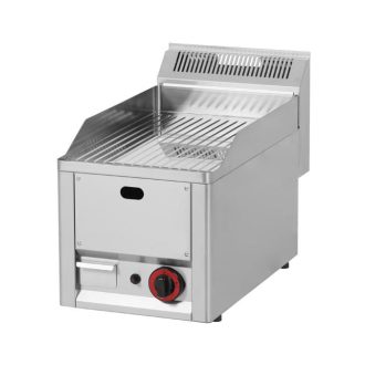   RM GASTRO REDFOX FTRC 30 GL Szeletsütő lap bordázott króm sütőfelülettel, gázüzemű, asztali 330mm