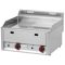 RM GASTRO REDFOX FTHRC 60 GL Szeletsütő lap 1/2 sima és 1/2 bordázott króm felülettel, gázüzemű asztali 660mm