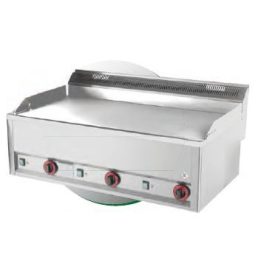  RM GASTRO REDFOX FTHC 90 EL Szeletsütő lap nagyméretű sima króm sütőfelülettel, elektromos, asztali, 990mm