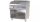 RM GASTRO FTHR 780 E Szeletsütő lap 1/2 sima, 1/2 bordázott sütőfelülettel, elektromos, alsó nyitott tárolóval, 800mm