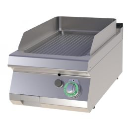   RM GASTRO FTR 704 G Szeletsütő lap bordázott sütőfelülettel, gázüzemű asztali, 400 mm