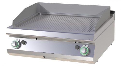 RM GASTRO FTR 708 G Szeletsütő lap bordázott sütőfelülettel, gázüzemű asztali, 800 mm