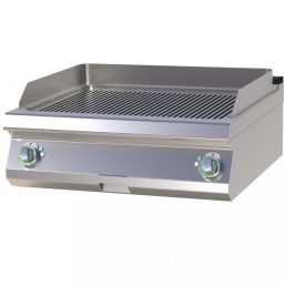   RM GASTRO FTR 708 E Szeletsütő lap bordázott sütőfelülettel, elektromos asztali, 800mm