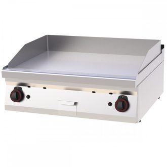   RM GASTRO REDFOX FTH 70/08 G Szeletsütő lap sima sütőfelülettel, gázüzemű asztali, 800mm