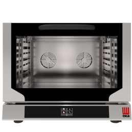   TECNOEKA EKF 464 NT Légkeveréses sütő 4 tálcahellyel (60x40cm), indirekt párásítással, érintőképernyővel, programozható (3,4 kW 230V)