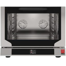  TECNOEKA EKF 411 NT Légkeveréses sütő 4xGN1/1 tálcahellyel, indirekt párásítással, érintőképernyővel, programozható (3,4kW 230V)