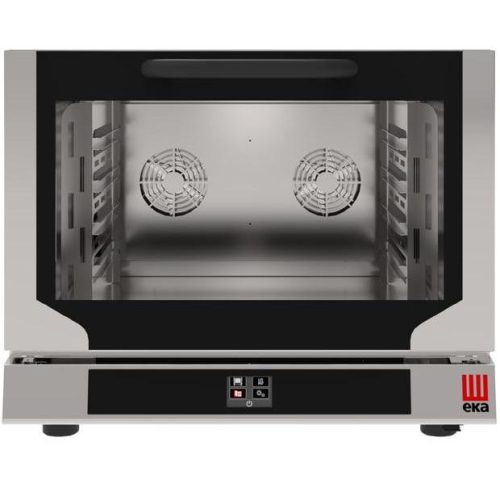 TECNOEKA EKF 411 NT Légkeveréses sütő 4xGN1/1 tálcahellyel, indirekt párásítással, érintőképernyővel, programozható (3,4kW 230V)