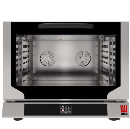TECNOEKA EKF 464.3 NT Légkeveréses sütő 4 tálcahellyel (60x40cm), indirekt párásítással, érintőképernyővel, programozható (5,2kW 400V)