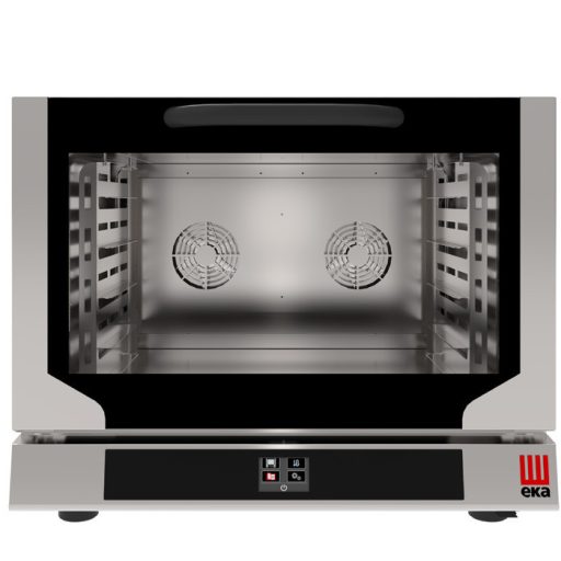 TECNOEKA EKF 464.3 NT Légkeveréses sütő 4 tálcahellyel (60x40cm), indirekt párásítással, érintőképernyővel, programozható (5,2kW 400V)