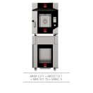 TECNOEKA MKF 511 TS Elektromos kombisütő 5xGN1/1 tálcahellyel, érintőképernyős