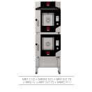 TECNOEKA MKF 511 TS Elektromos kombisütő 5xGN1/1 tálcahellyel, érintőképernyős