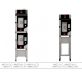   TECNOEKA MKF 611 VCTS Elektromos kombisütő 6xGN1/1 tálcahellyel, érintőképernyős, bojlerrel, kompakt változat