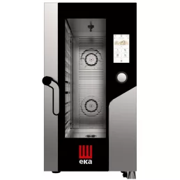   TECNOEKA MKF 1011 VCTS Elektromos kombisütő 10xGN1/1 tálcahellyel, érintőképernyős, bojlerrel, kompakt változat