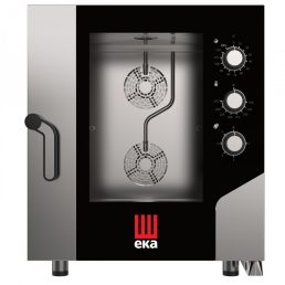   TECNOEKA MKF 711 S Elektromos kombisütő 7xGN1/1 tálcahellyel, tekerőgombos vezérléssel