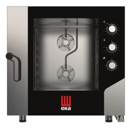   TECNOEKA MKF 621 S Elektromos kombisütő 6xGN2/1 tálcahellyel, tekerőgombos vezérléssel