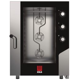   TECNOEKA MKF 1021 S Elektromos kombisütő 10xGN2/1 tálcahellyel, tekerőgombos vezérléssel