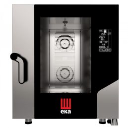   TECNOEKA MKF 711 BM Elektromos kombisütő 7xGN1/1 tálcahellyel, érintővezérlős "BLACK MASK" kezelőpanellel
