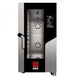   TECNOEKA MKF 1011 CBM Elektromos kombisütő 10xGN1/1 tálcahellyel, érintővezérlős "BLACK MASK" kezelőpanellel, kompakt válozat