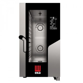   TECNOEKA MKF 1011 CBM Elektromos kombisütő 10xGN1/1 tálcahellyel, érintővezérlős "BLACK MASK" kezelőpanellel, kompakt válozat