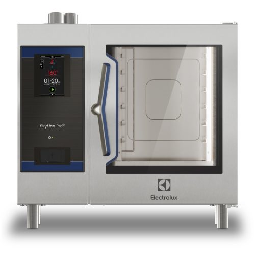 Elektromos kombisütő direkt vízbefecskendezéssel, "SkyLine Pro-S", 6xGN1/1, érintőképernyős, IoT modullal – ELECTROLUX PROFESSIONAL 217616
