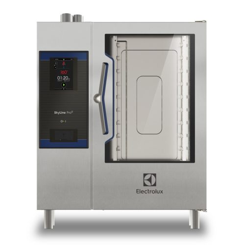 Elektromos kombisütő direkt vízbefecskendezéssel, "SkyLine Pro-S", 10xGN1/1, érintőképernyős, IoT modullal – ELECTROLUX PROFESSIONAL 217618
