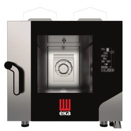   TECNOEKA MKF 511 GBM Gázüzemű kombisütő 5xGN1/1 tálcahellyel, érintővezérlős "BLACK MASK" kezelőpanellel